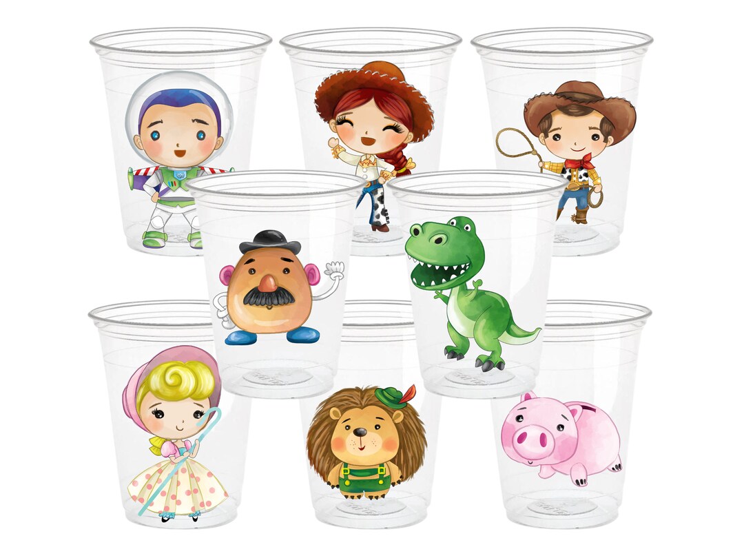 Toy Story Party Cups - 16oz Disposable Cups - Etsy