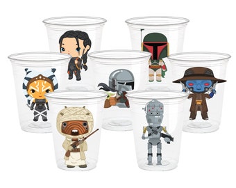 Star Wars Party Cups - 16oz Disposable Cups