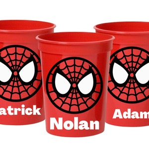 Spiderman Party Cups - 16oz Stadium Cups