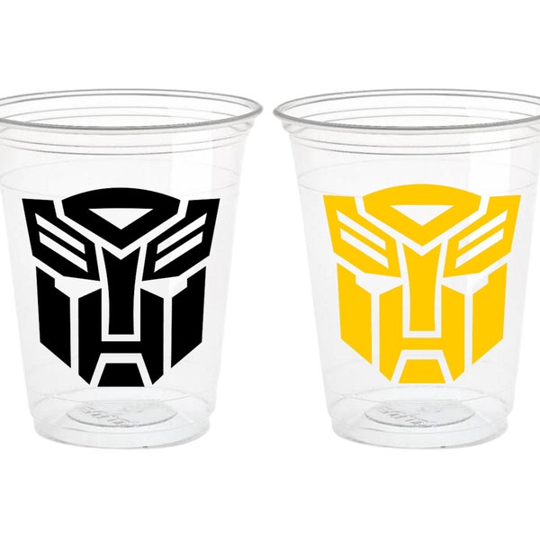 Transformers Party Cups - 16oz Disposable Cups