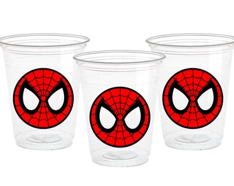 Spiderman Party Cups - 16oz Disposable Cups