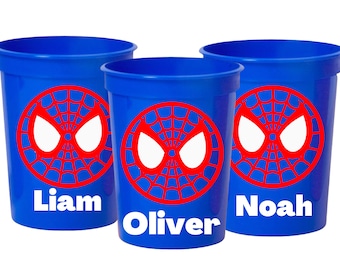 Spiderman Party Cups - 16oz Stadium Cups