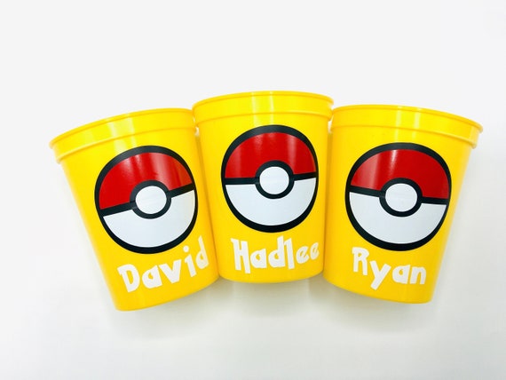 Pokemon Party Cups - 16oz Stadium Cups