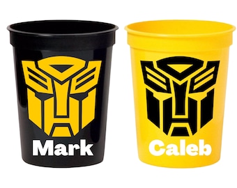Bumblebee Party Cups - 16oz Stadium Cups (Transformers)