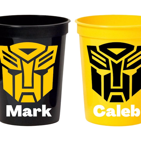 Bumblebee Party Cups - 16oz Stadium Cups (Transformers)
