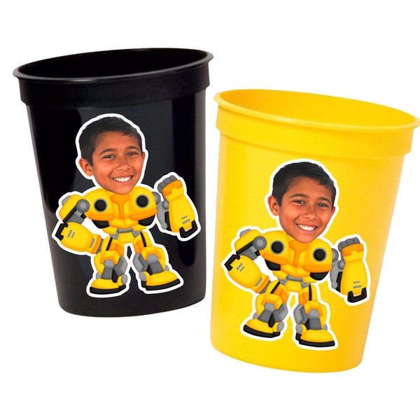 Bumblebee Photo Party Cups - 16oz Stadium Cups (Transformers)