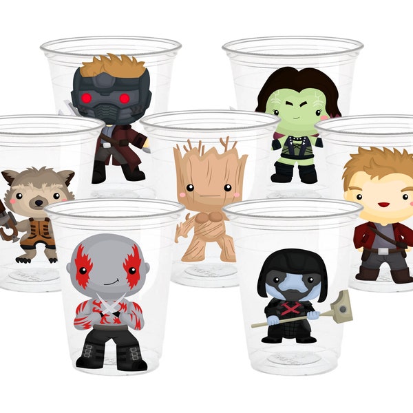 Guardian of the Galaxy Party Cups - 16oz Disposable Cups