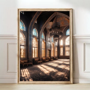 Afghanistan Print Mosque Poster Herat Art Print Afghanistan Wall Art Kabul Poster Architecture Print Middle East Travel Poster
