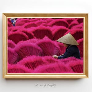 Vietnam Wand Kunst Vietnam Druck Hanoi Poster Ho Chi Minh Druck Hoi An Druck Vietnam Fine Art Vietnam Geschenk Bunte Vietnam Kunst