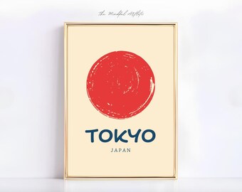 Tokyo Print Japan Wall Art Japanese Modern Print Trendy Wall Art Japancore Spring Summer