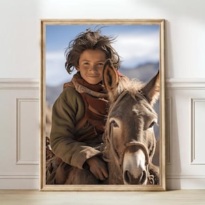 Afghanistan Print Afghan Girl Print Kabul Wall Art Afghanistan Poster Afghanistan Wall Art Nomad Girl Print Afghanistan Gift