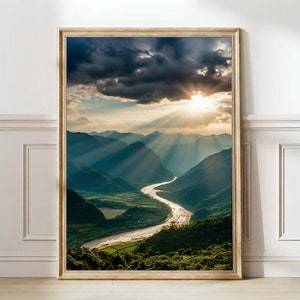 China Print Berge Poster Hong Kong Print Shanghai Karte Hong Kong Skyline Print Peking China Decor Bestes Geburtstagsgeschenk | DIGITALER DOWNLOAD