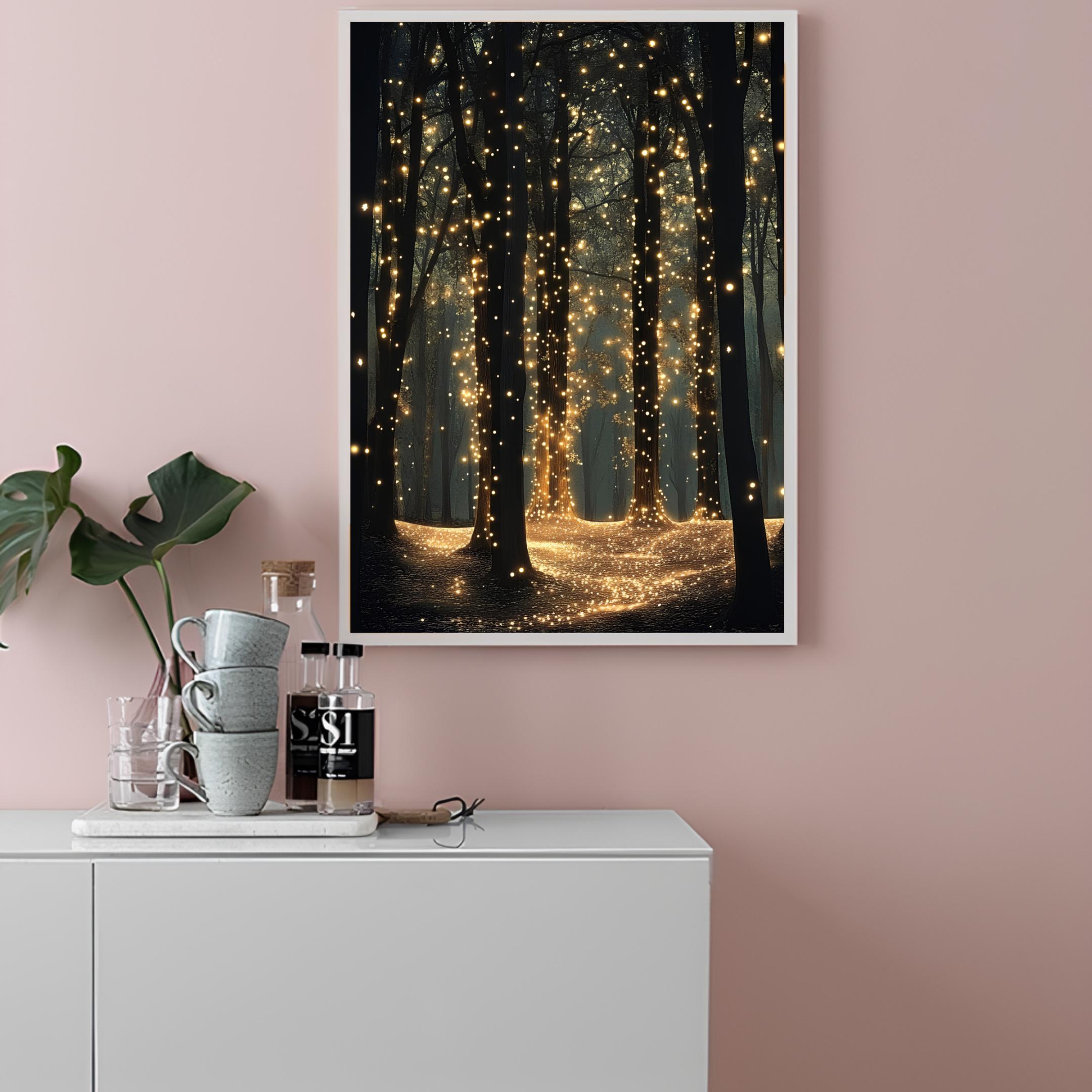 Enchanted Forest Print Moody Fall Print Autumn Wall Art Autumn Decor ...