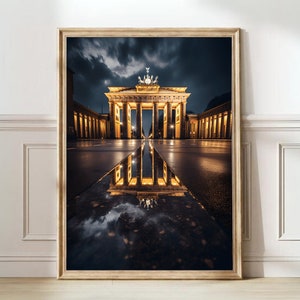 Berlin Print Berlin Poster Deutschland Reiseplakat Berlin Karte Blaue Wand Kunst Nachthimmel Print Deutschland Print Deutschland Geschenk | DIGITALER DOWNLOAD