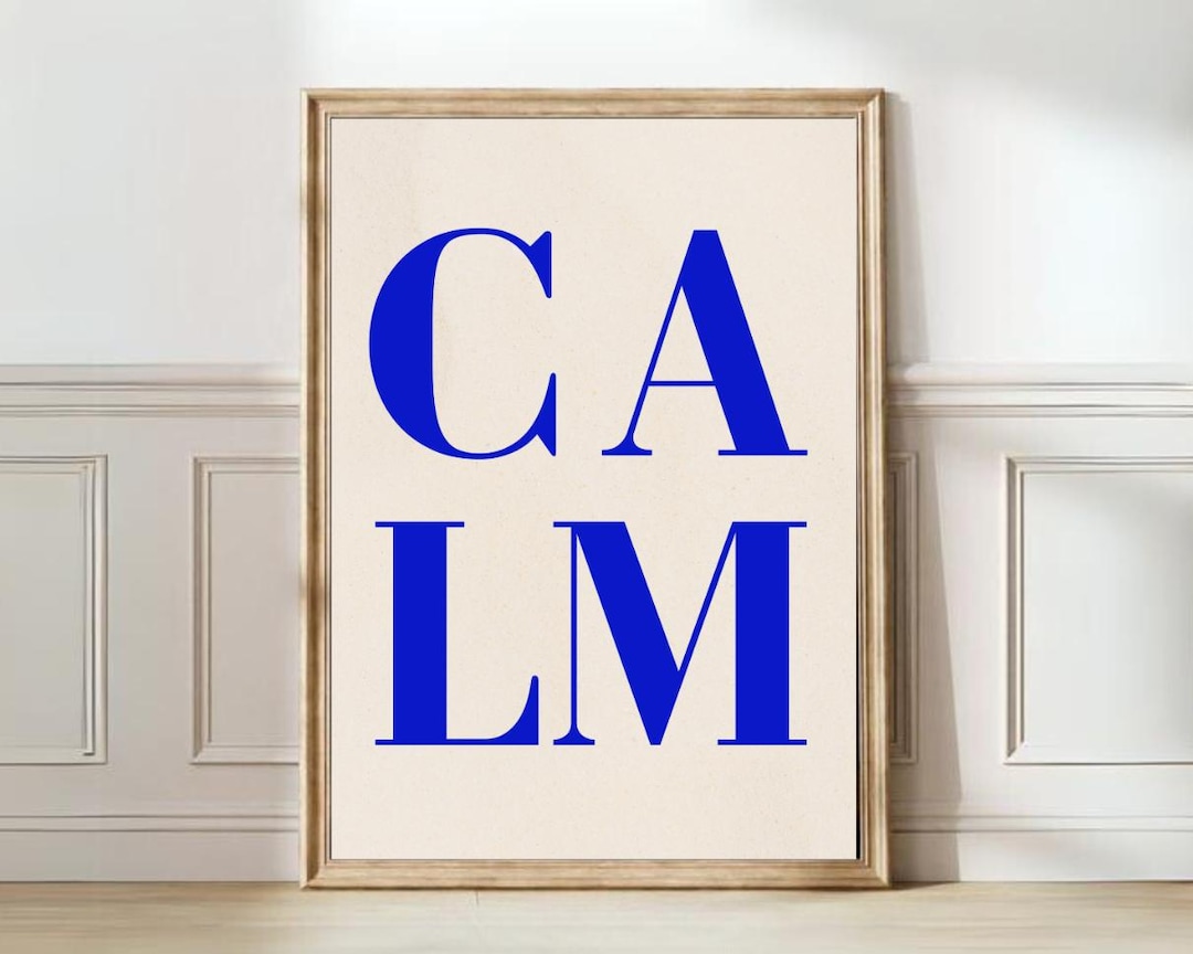 Calm Print Spiritual Print Therapy Print Mindfulness Print Affirmation ...