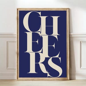 Cheers Print Bar Cart Print Kitchen Print Bar Decor Bar Print Kitchen Wall Art Beverage Print Drink Poster Cocktail Print | DIGITAL DOWNLOAD