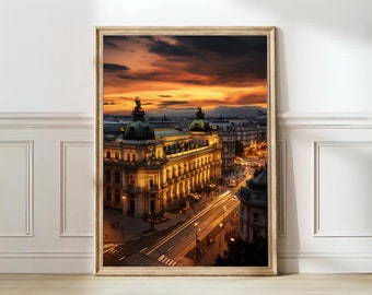 Vienna Print Austria Wall Art Wien Poster Vienna Travel Poster Salzburg Print Vienna Map Best Birthday Gift Mother | DIGITAL DOWNLOAD