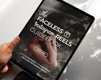 The Faceless Instagram Reels Guide MRR | Social Media Growth & Content Strategy | Instagram Video Marketing eBook
