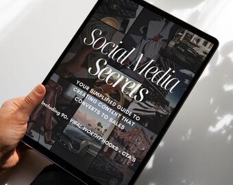 Social Media Secrets Guide | Content Marketing Strategie eBook