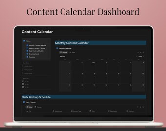 Content Calendar Notion Template
