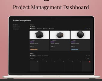 Modello Notion per dashboard di gestione prodotti