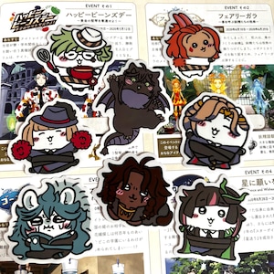 Twisted Wonderland third years x Chiikawa stickers