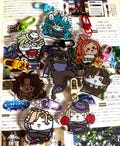 Twisted Wonderland third years x Chiikawa keychains product logo