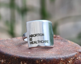 Personalisierter Sterling Silber Ring mit Zitat: Inspirierender Schmuck