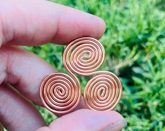 Copper Triskelion Coil