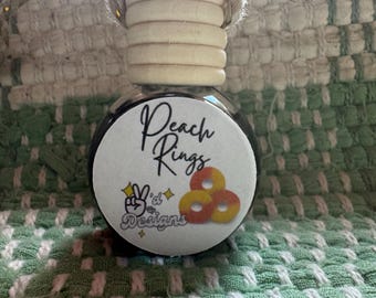 Peach Rings Car Freshie