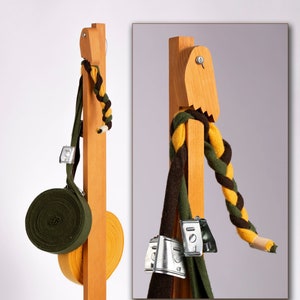Wooden Braid Stand