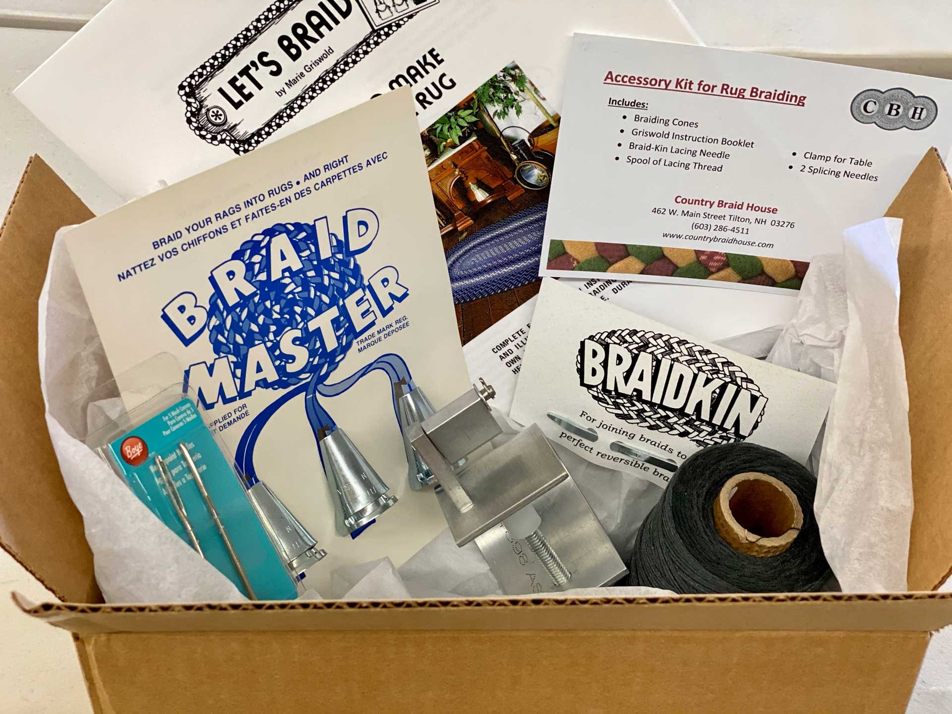 Accessory Kit for Rug Braiding