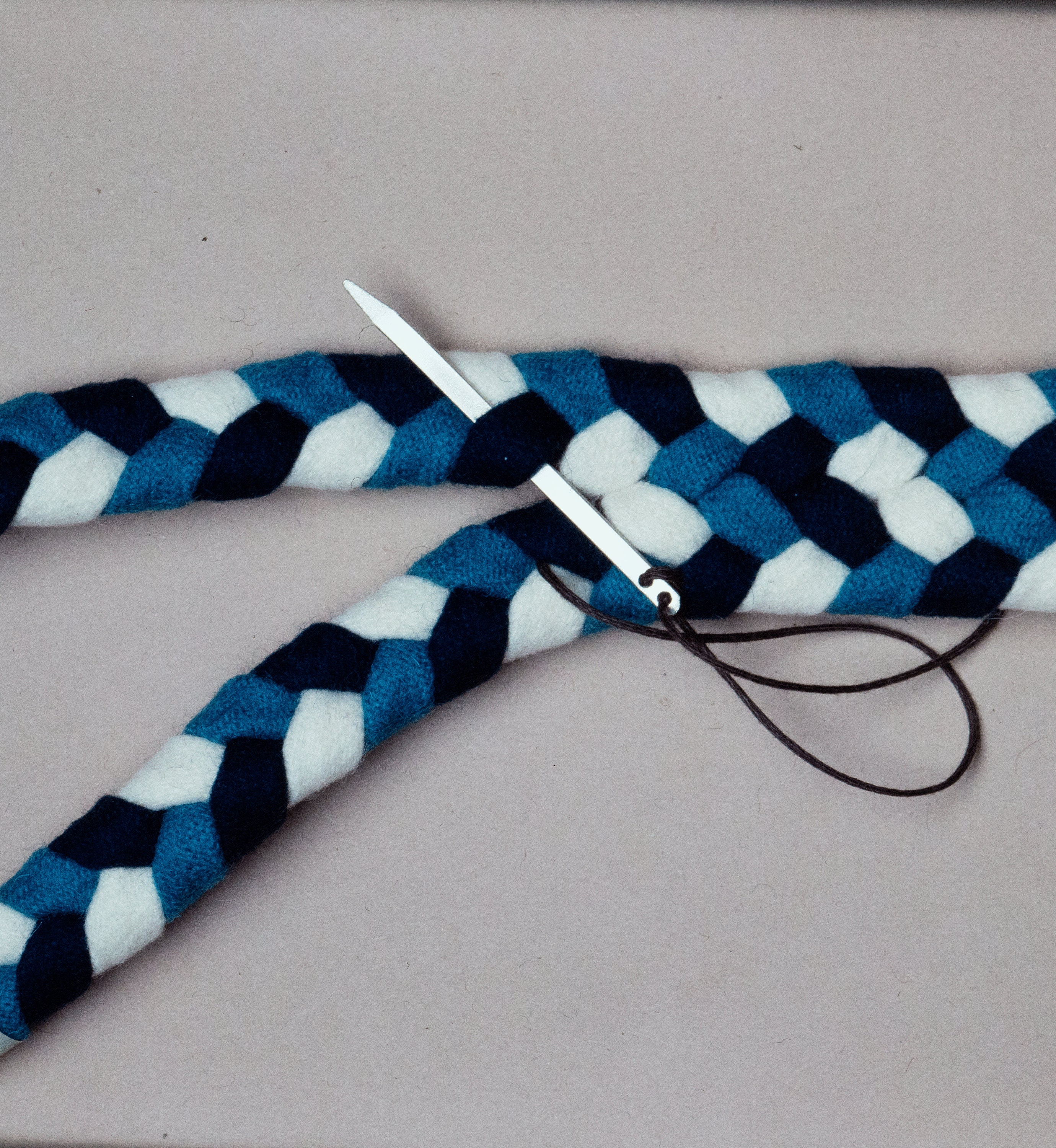 Aiguille à Tapis Braid-Aid Braidkin Vintage - Tressage, Fabriqué USA