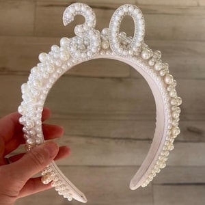 30 tiaras com pérolas