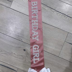 Birthday, hen party, engagement sash