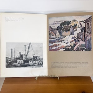 1930’s Water-Colour Painting of To-Day Art Book by Adrian Bury
