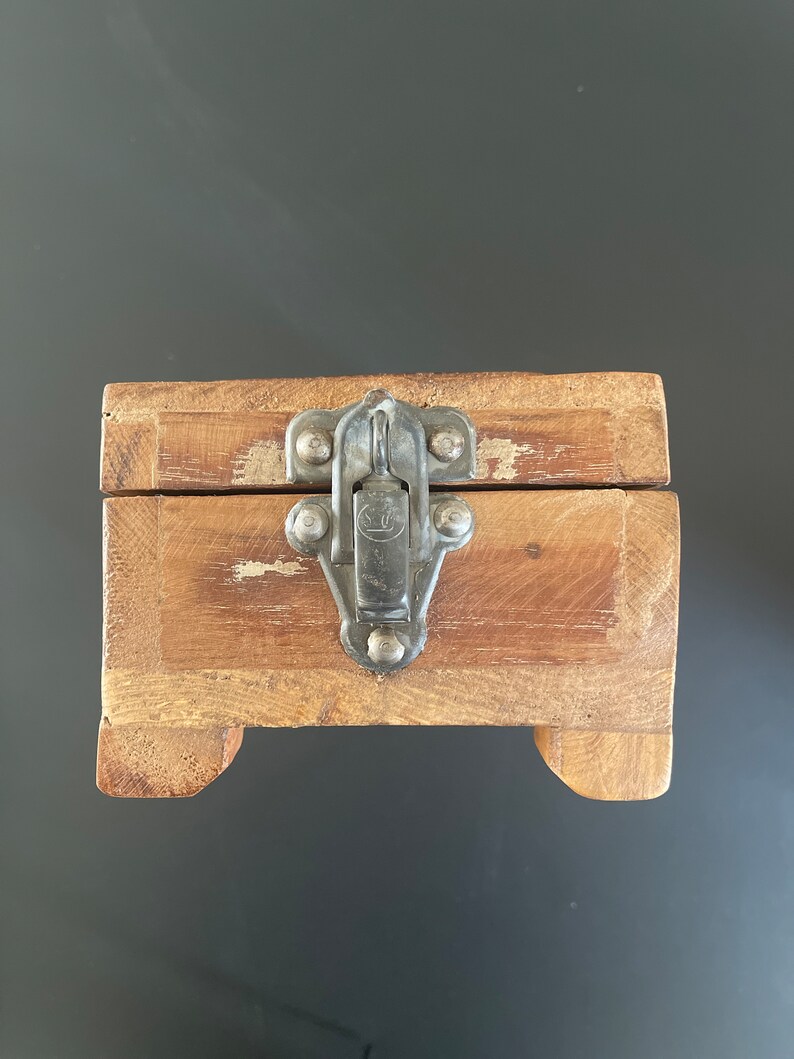 Vintage Wooden Shaving Box Etsy