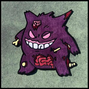 ユニークなゾンビ漫画ラグ - 手作りラグのファンのためのハロウィーンホラー装飾、友人や家族へのギフト