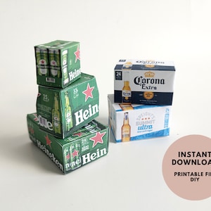 1:6 Scale , 5 items beers, cold drinks, refrigerator beer, alcohol ,  yearly ornament