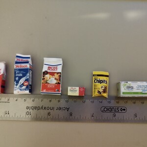 1 6 Scale, 8 Items Baking Set - Printable Dollhouse Baking Set With ...