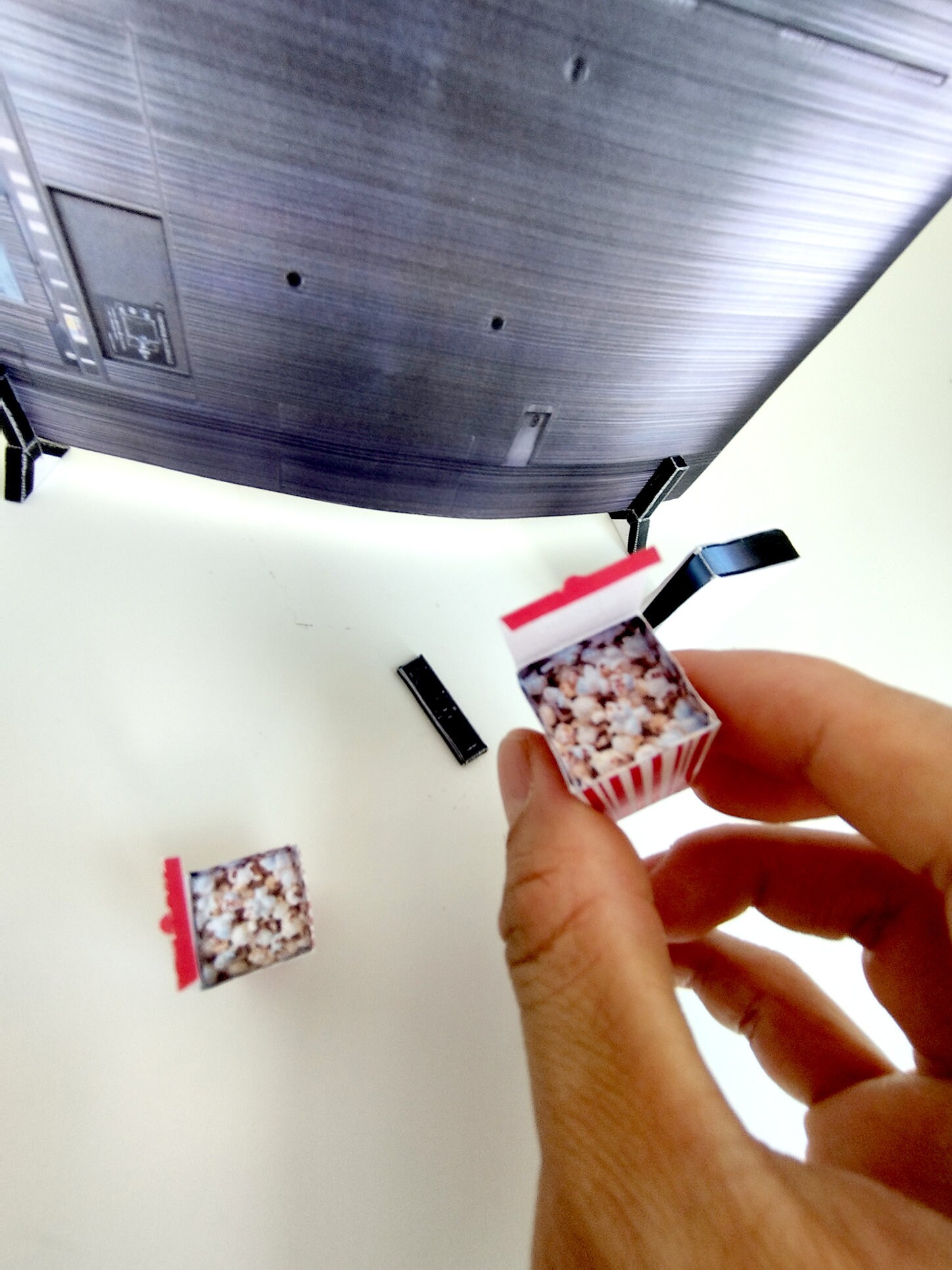 DIY Printable TV Game Popcorn Dollhouse Miniature Furniture - Etsy Canada
