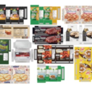 12 Items, 1:6 Frozen Foods Printable Dollhouse Frozen Foods for Barbies ...