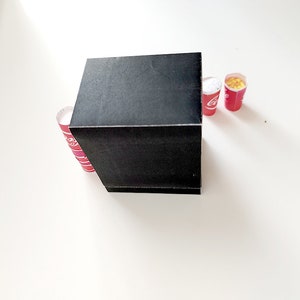 1:6 DIY Printable Soda Machine Pop Machine Fastfood Drink Miniature ...