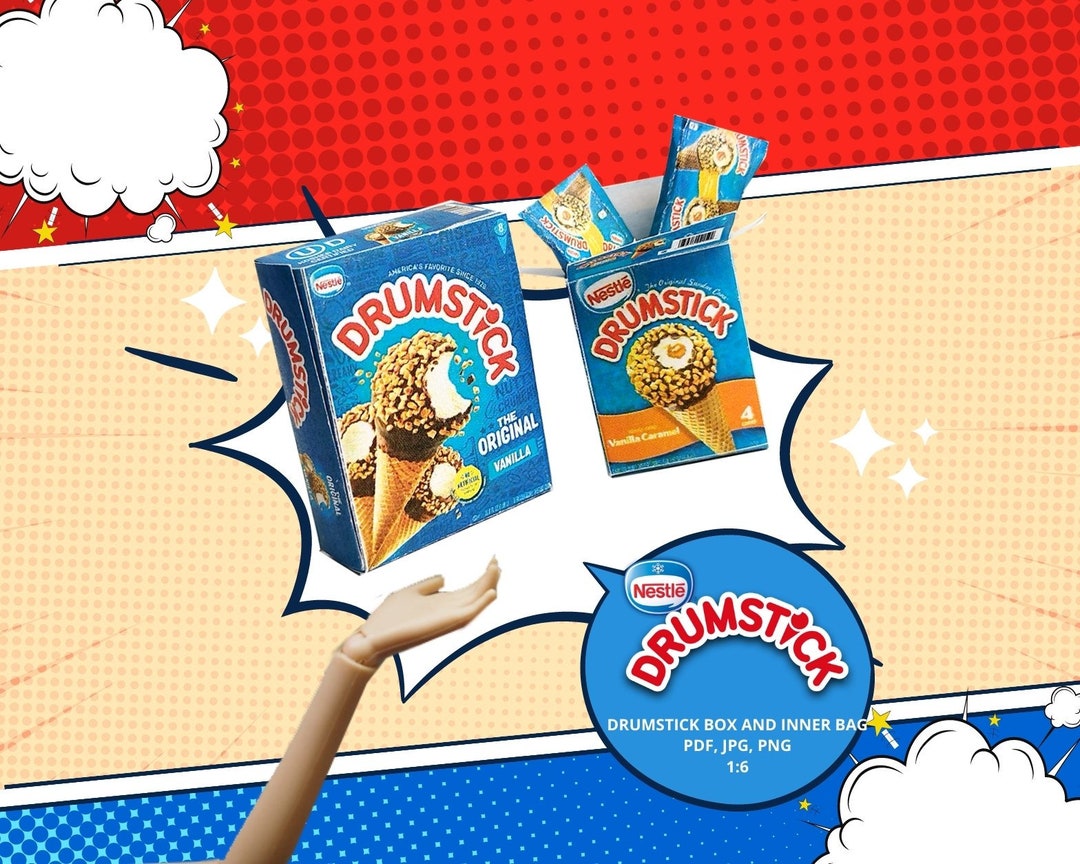 BMM Drumstick Ice Cream Boxes and Bag 16 6 Scale Etsy