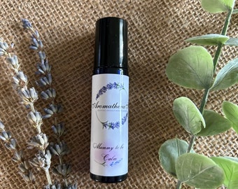 Mummy To Be Aromatherapy Essential Oil roller, roll on, qualified Aromatherapist, natural, vegan friendly, wellbeing, pregnancy gift