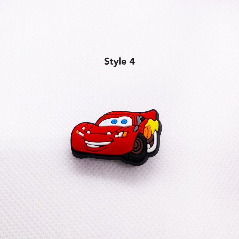 Lightning Mcqueen Croc Charms Jibbitz Set for Clogs Rev up Etsy