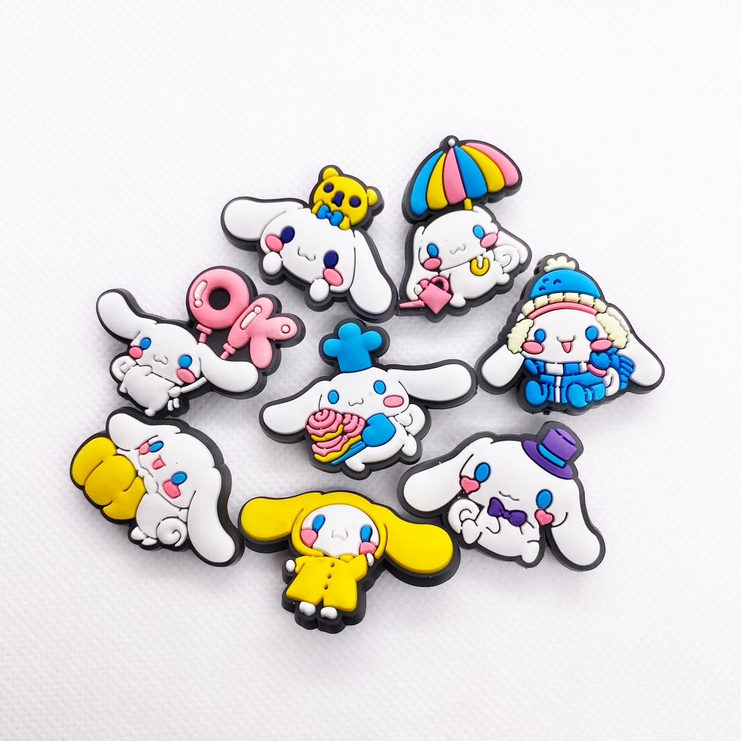 Adorable Sanrio Classic Figure Cinnamoroll Croc Charms Jibbitz Set for