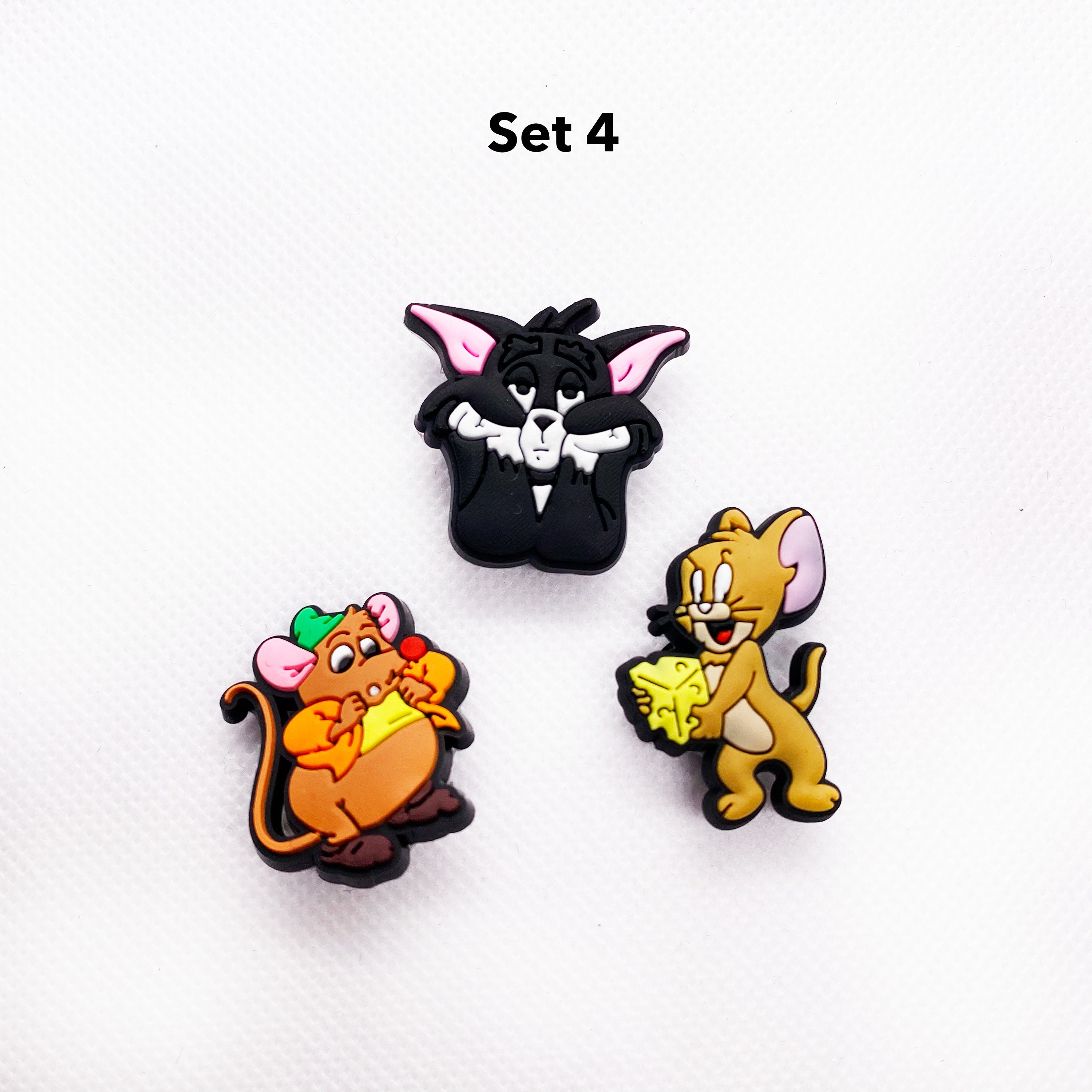 Tom and Jerry Croc Charms Set Cartoon Jibbitz for Clogs Etsy