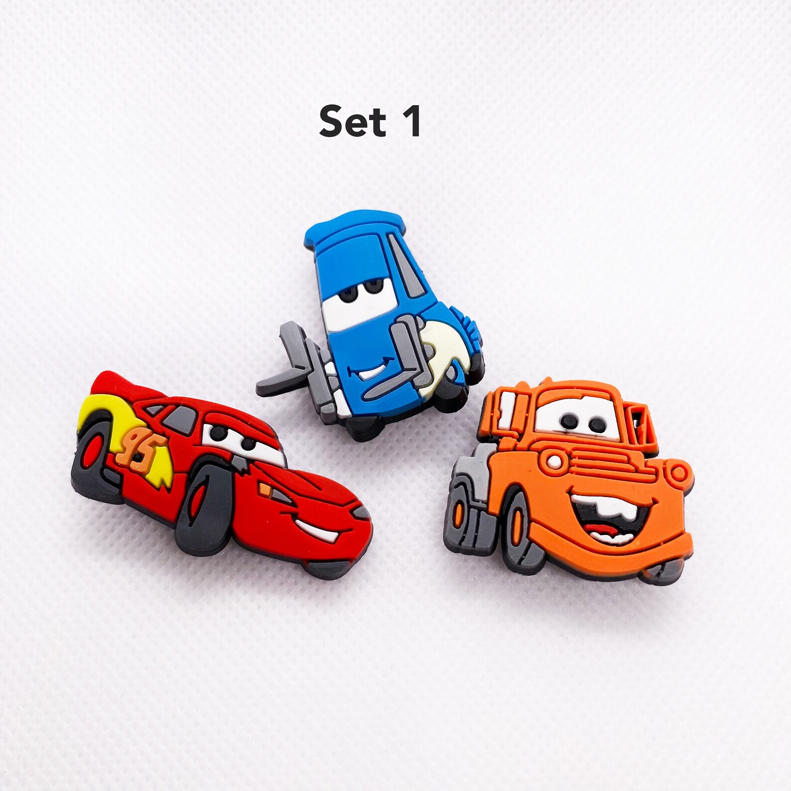 Lightning Mcqueen Croc Charms Jibbitz Set for Clogs Rev up Etsy