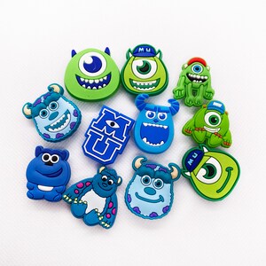 Monsters University-Inspired Croc Charms Jibbitz: Unleash Your Inner Monster with Stylish School Spirit Accessories!